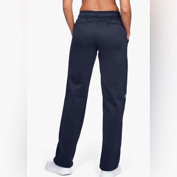 Under Armour UA Double Threat Armour Fleece Navy Pants 1295299-410 Size 3XL - Picture 4 of 10
